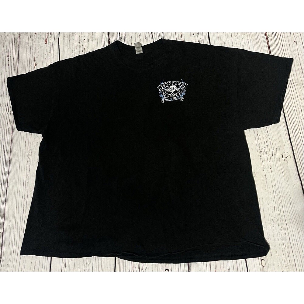 Daytona Beach Bike Week 2020 T Shirt Mens 4XL Black Motorcycle Skull 79th Anniv